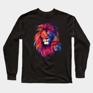 Lion Fathers Day Long Sleeve T-Shirt